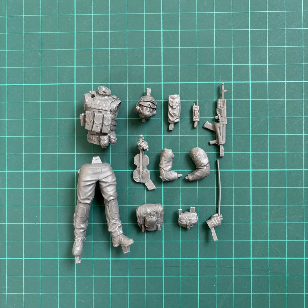 75mm Modern Military Soldier, Resin Model Figure Kit, Unassembled and Unpainted