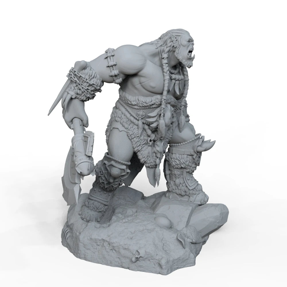 1/35 ORC Warriors, 5 Figures, Resin Model Figure Kit, Fantasy Theme, Unassembled and Unpainted