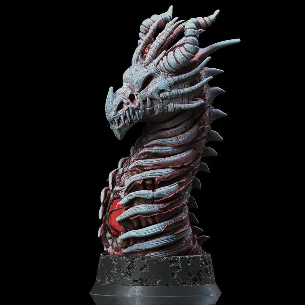 1/10 Chinese Dragon, Resin Model Bust Kit, Fantasy Theme, Unassembled and Unpainted