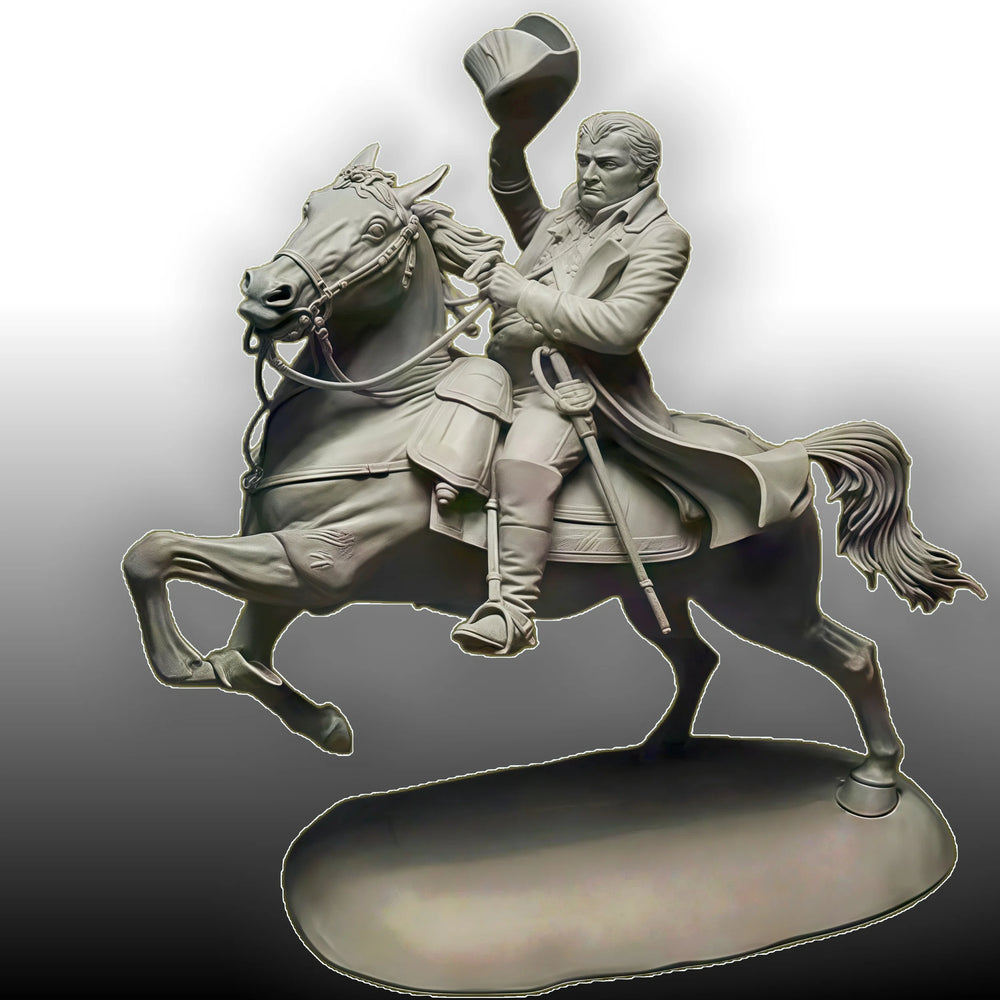 1/18 Medieval Mounted Knight, Resin Model Figure Kit, Unassembled and Unpainted
