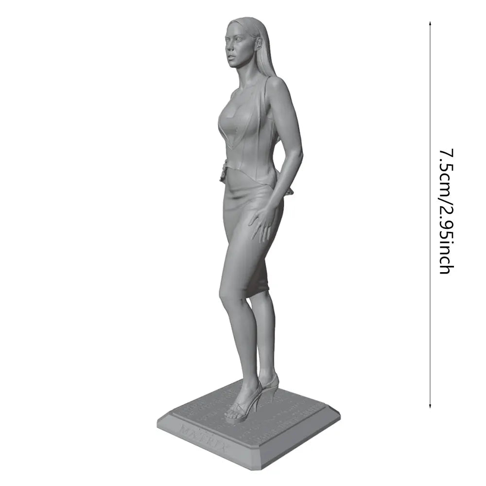 1/24 Elegant Female Character, Resin Model Figure Kit, Fantasy Theme, Unassembled and Unpainted