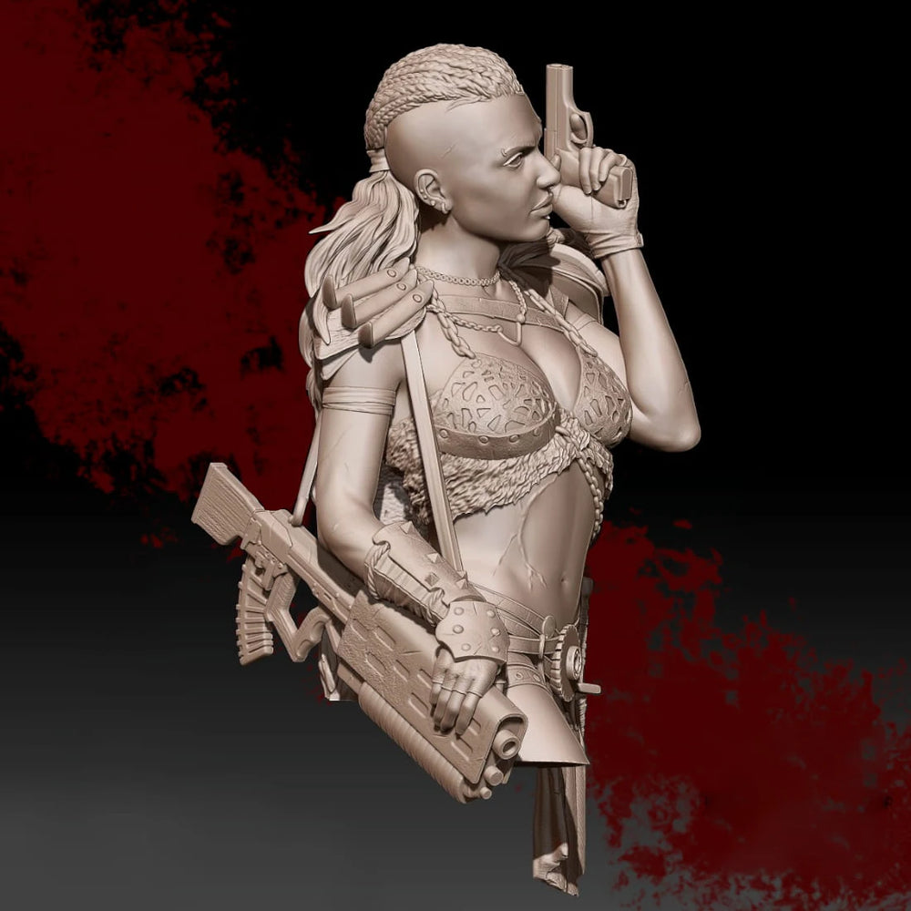 1/10 Winged Female Warriors, 5 Figures, Resin Model Figure Kit, Fantasy Theme, Unassembled and Unpainted