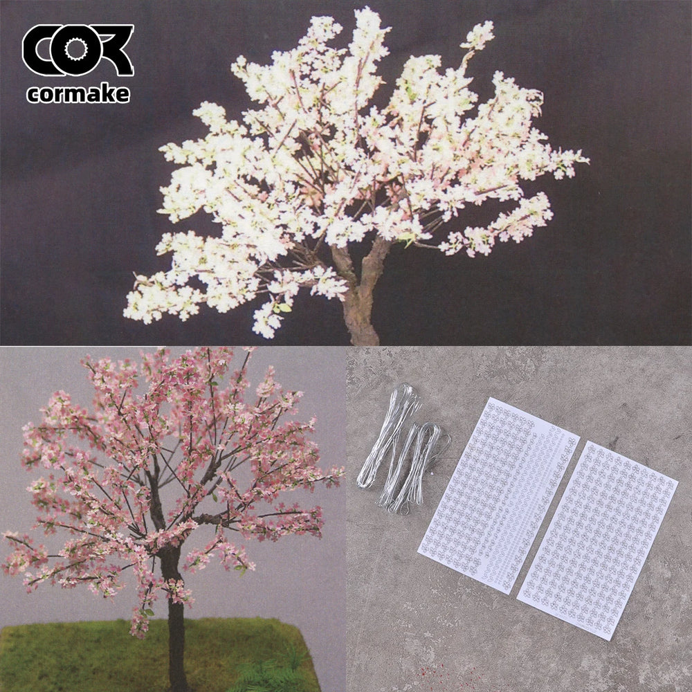 1/35 Cherry Blossom Tree, Resin Model Accessory Kit, Wildlife Theme, Unpainted