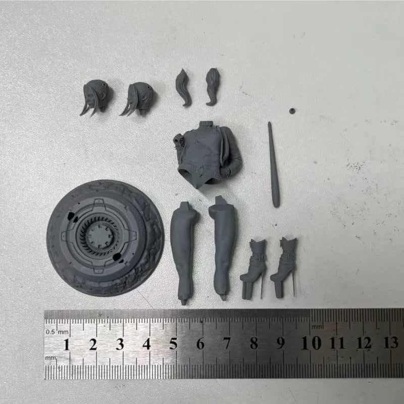1/24 Pin-up Baseball Girl, Resin Model Figure Kit, Unassembled and Unpainted