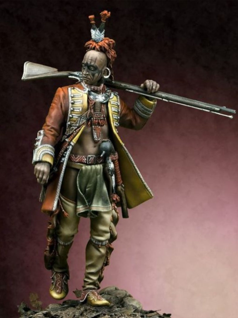 75mm WWI Imperial Gunner, Resin Model Figure Kit, Unassembled and Unpainted