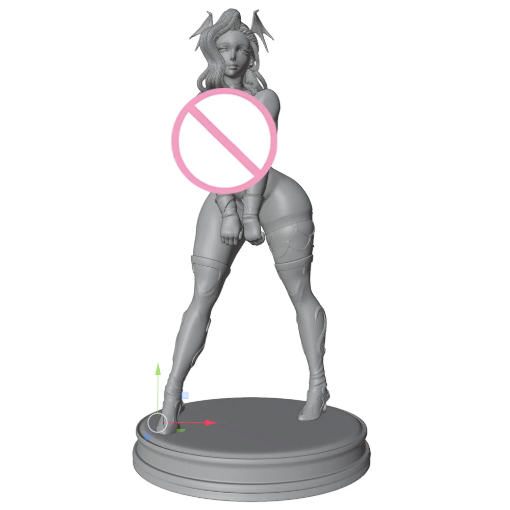 1/24 Sorceress in Flowing Robes, Resin Model Figure Kit, Unassembled and Unpainted