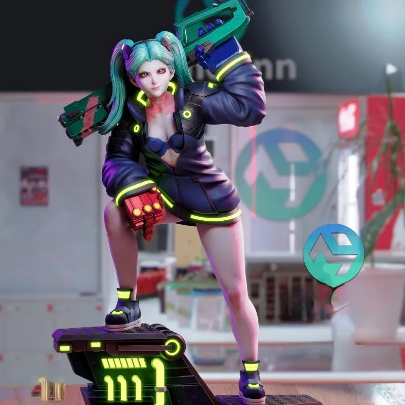 Cyberpunk Female Warrior — 1/24 Resin Figure