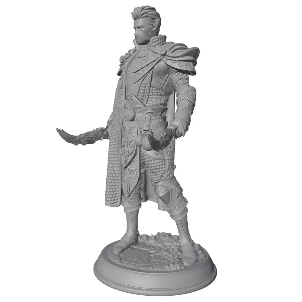 1/24 Two-Handed Sword Warrior, Resin Model Figure Kit, Fantasy Theme, Unassembled and Unpainted