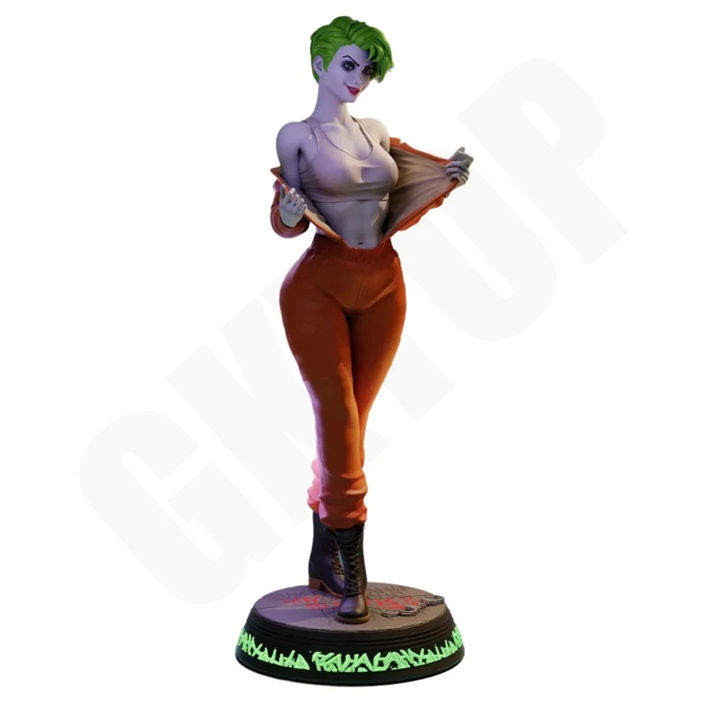 1/24 Female Pinup Clown, Resin Model Figure Kit, Unassembled and Unpainted