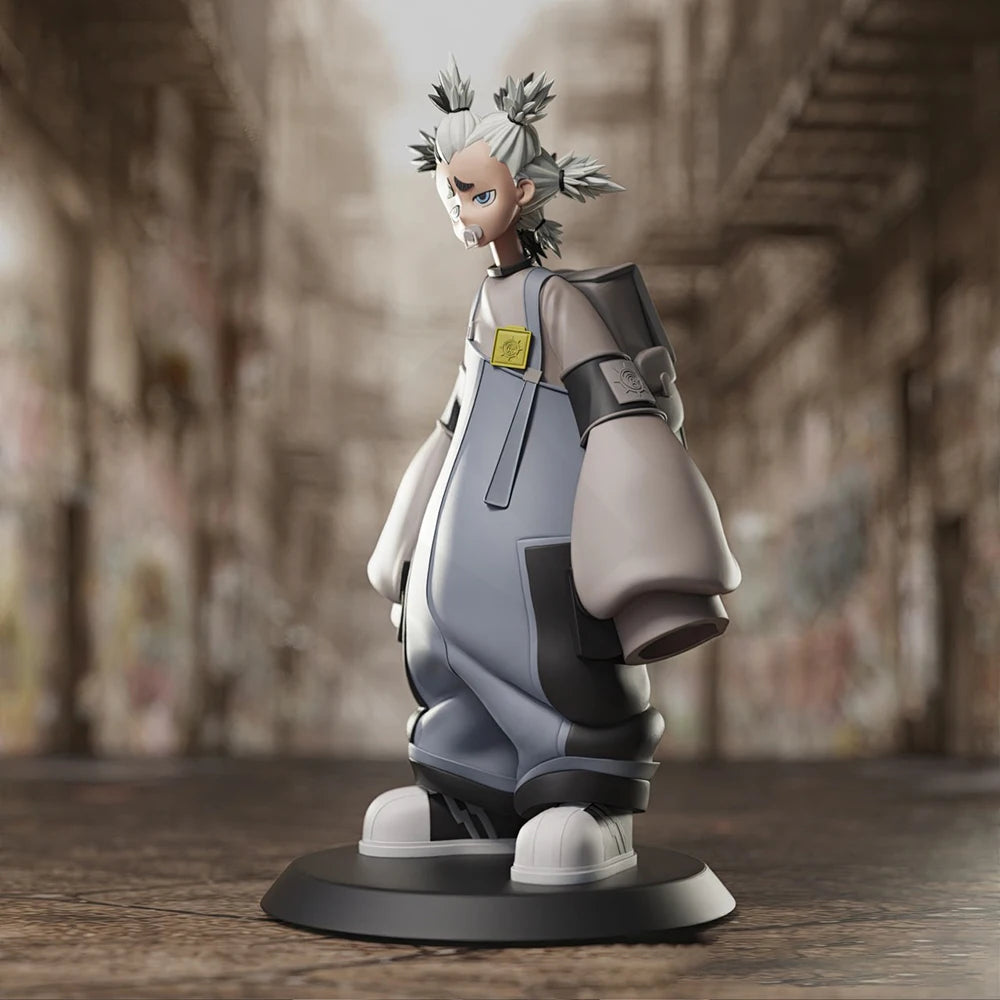 1/24 Warrior with Radiating Spikes and Tactical Coat, Resin Model Figure Kit, Anime Theme, Unassembled and Unpainted