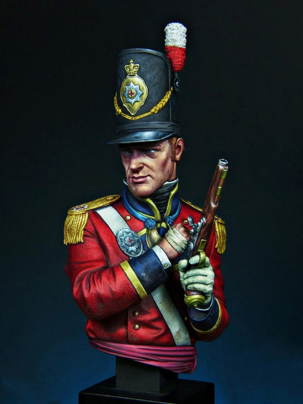 1/12 WWI Austro-Hungarian Officer, Resin Model Bust Kit, Unassembled and Unpainted