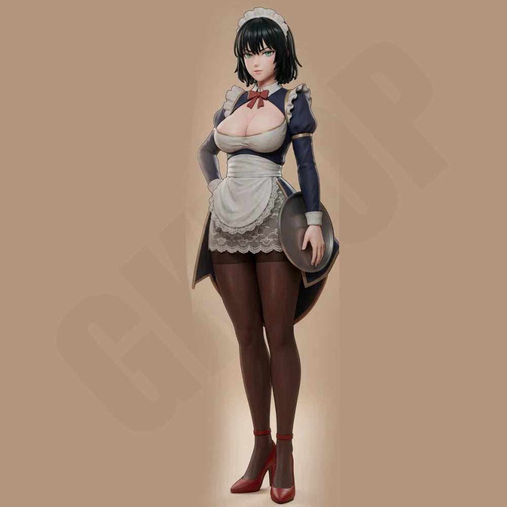 Maid Sister, Resin Model Figure Kit, Anime Theme, Unassembled and Unpainted