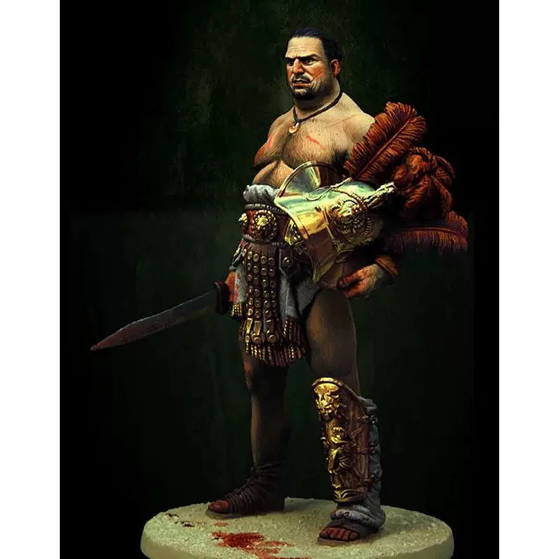 1/18 Barbarian with Axes, Resin Model Figure Kit, Fantasy Theme, Unassembled and Unpainted