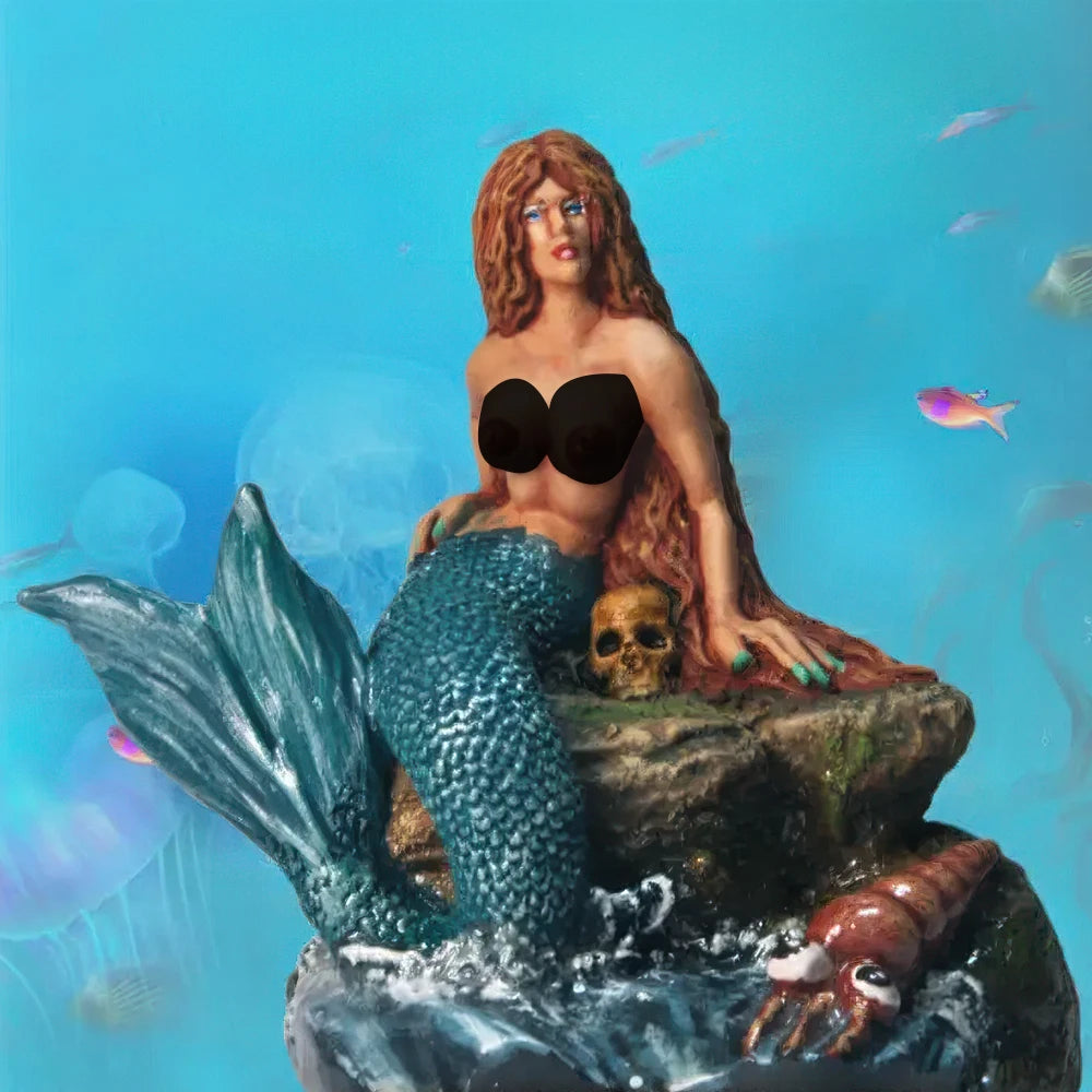 1/32 Mermaid, Resin Model Figure Kit, Fantasy Theme, Unassembled and Unpainted