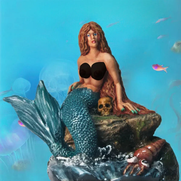 1/32 Mermaid, Resin Model Figure Kit, Fantasy Theme, Unassembled and Unpainted