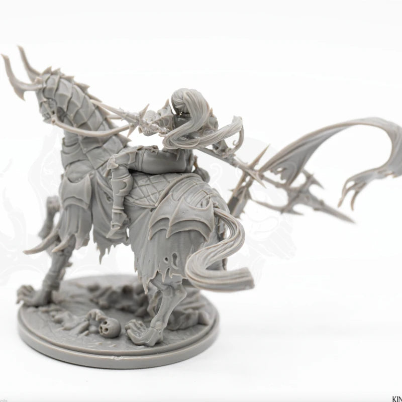 50mm Medieval Ashbloom of Dedheim, Resin Model Figure Kit, Unassembled and Unpainted