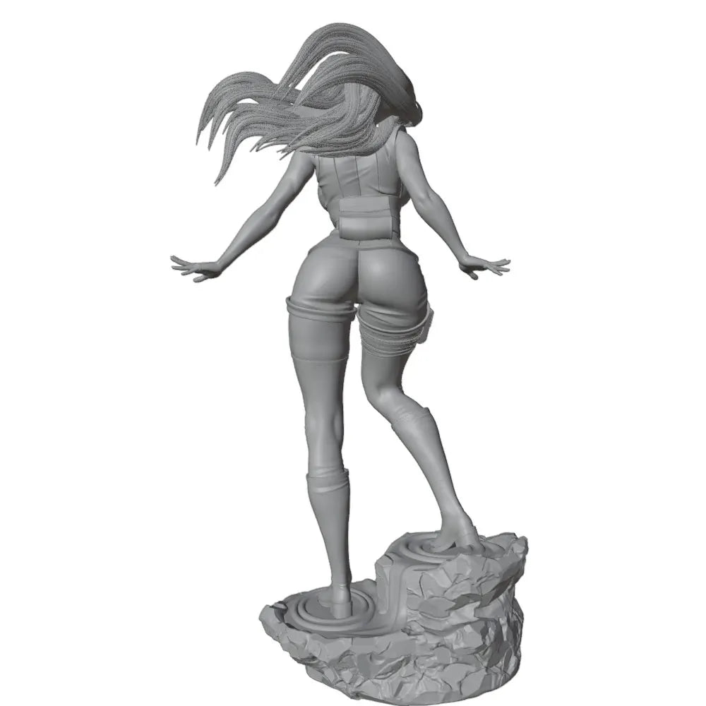1/24 Character in Fantasy Outfit, Resin Model Figure Kit, Anime Theme, Unassembled and Unpainted