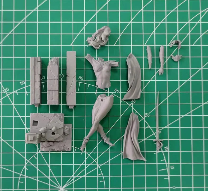 1/24 Princess of Mars, Resin Model Figure Kit, Fantasy Theme, Unassembled and Unpainted