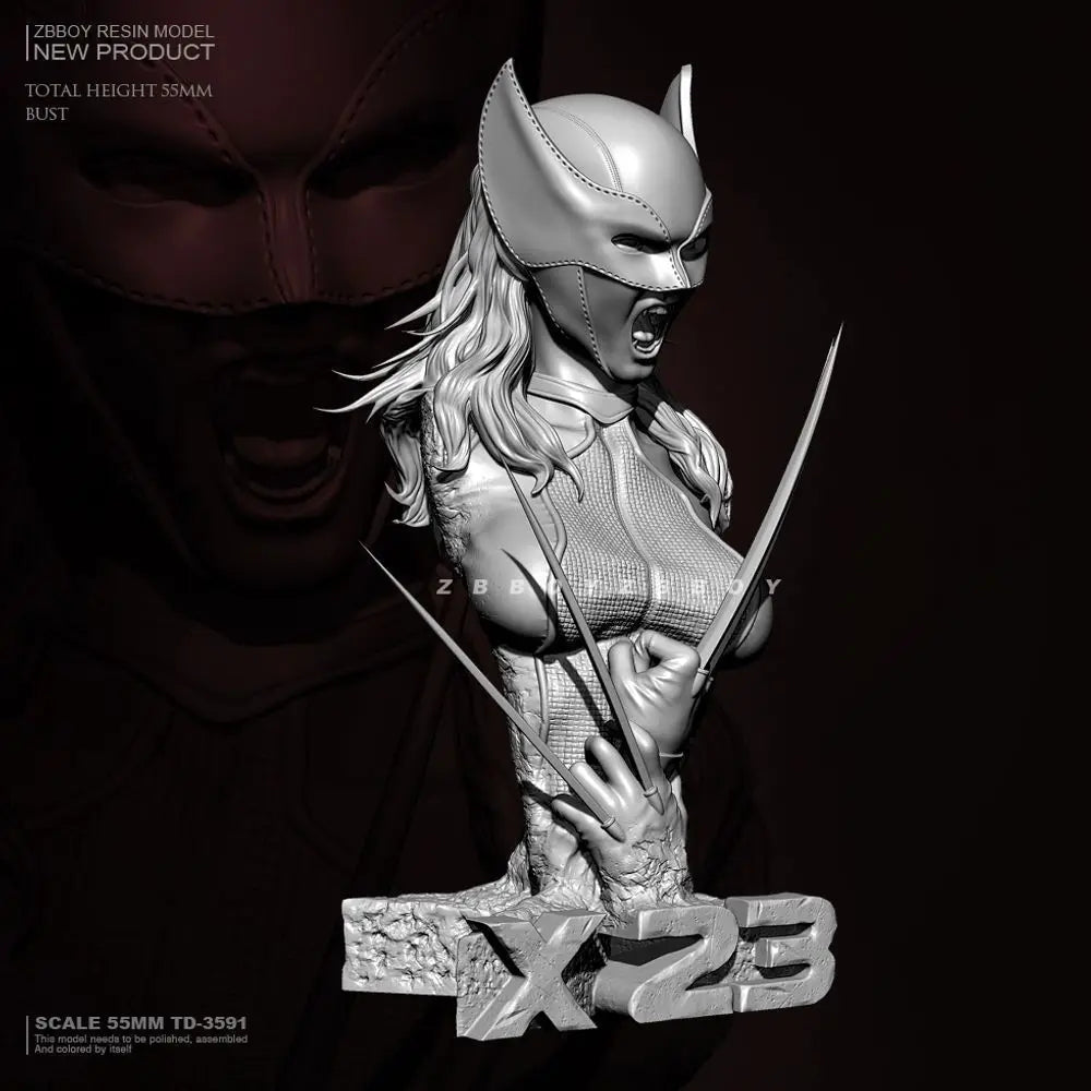 Wolverine Marvel Hero — 75mm Resin Bust