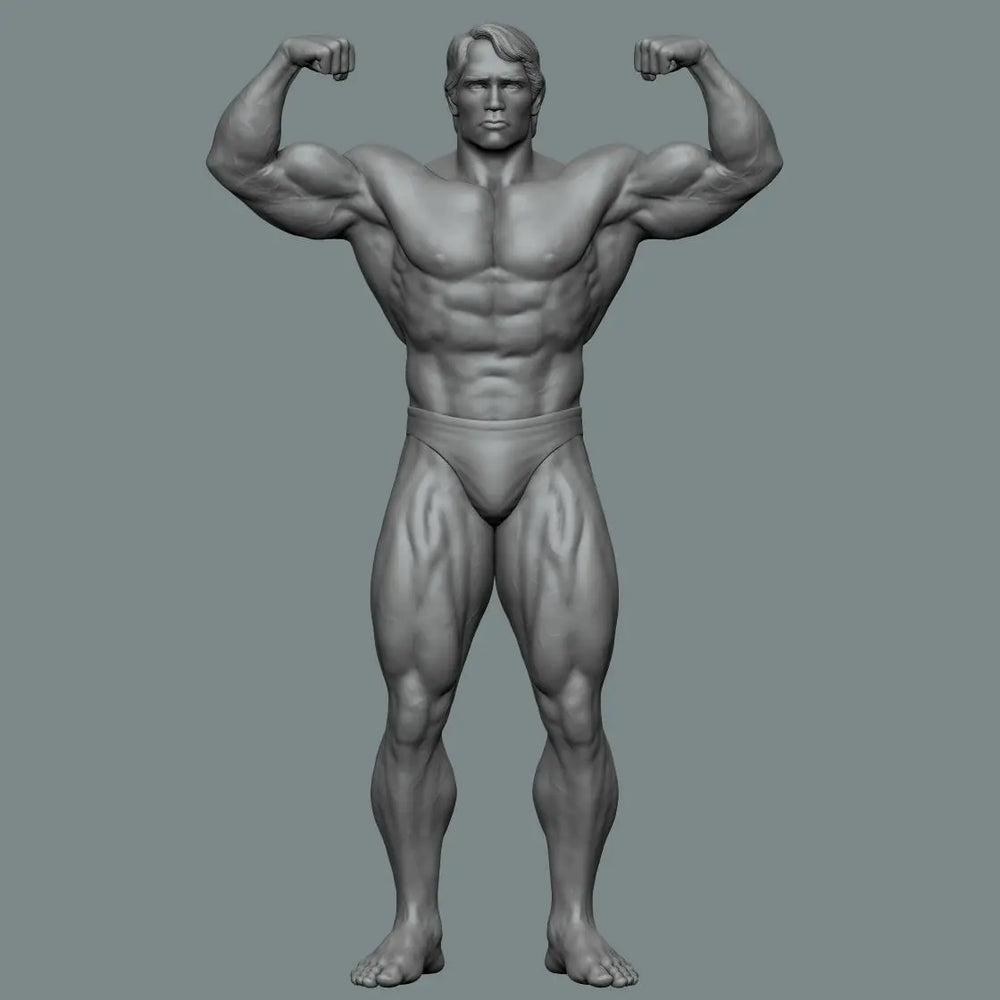 180mm Modern Bodybuilder Reference, Resin Model Figure Kit, Historical Theme, Unassembled and Unpainted
