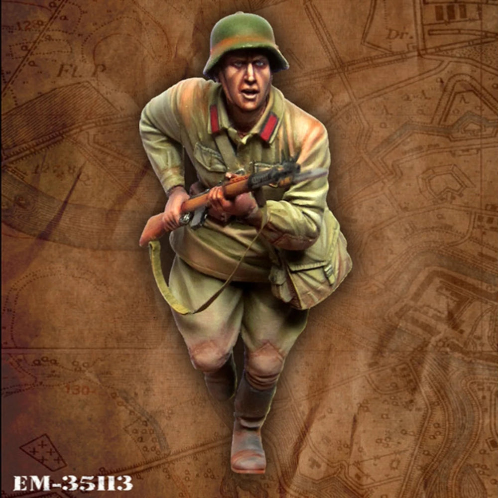 1/35 WWI Soviet Rifleman, Resin Model Figure Kit, Unassembled and Unpainted