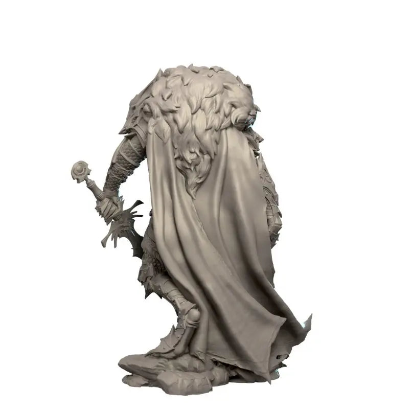 1/24 Dark Fantasy Armored Warrior, Resin Model Figure Kit, Fantasy Theme, Unassembled and Unpainted