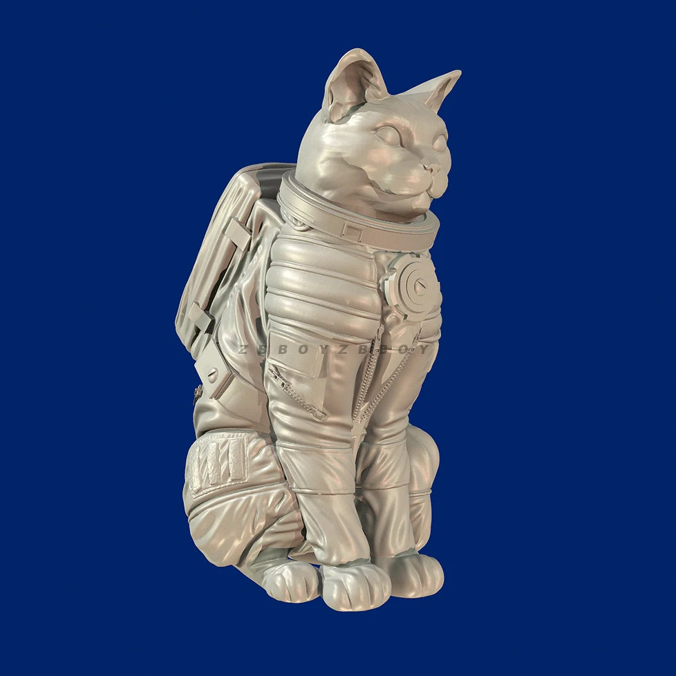 50mm Cat Astronaut, Resin Model Figure Kit, Sci-Fi Theme, Unassembled and Unpainted