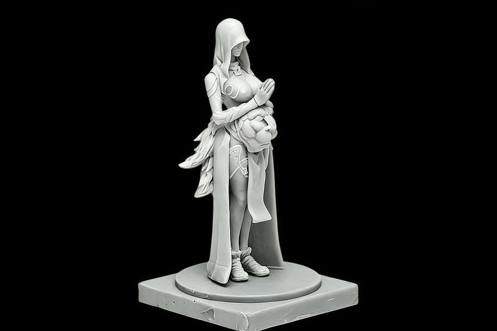 40mm Witch Goddess, Resin Model Figure Kit, Fantasy Theme, Unassembled and Unpainted