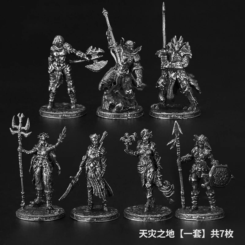 Warrior Miniatures, 8 Figures, Resin Model Figure Kit, Fantasy Theme, Unassembled and Unpainted
