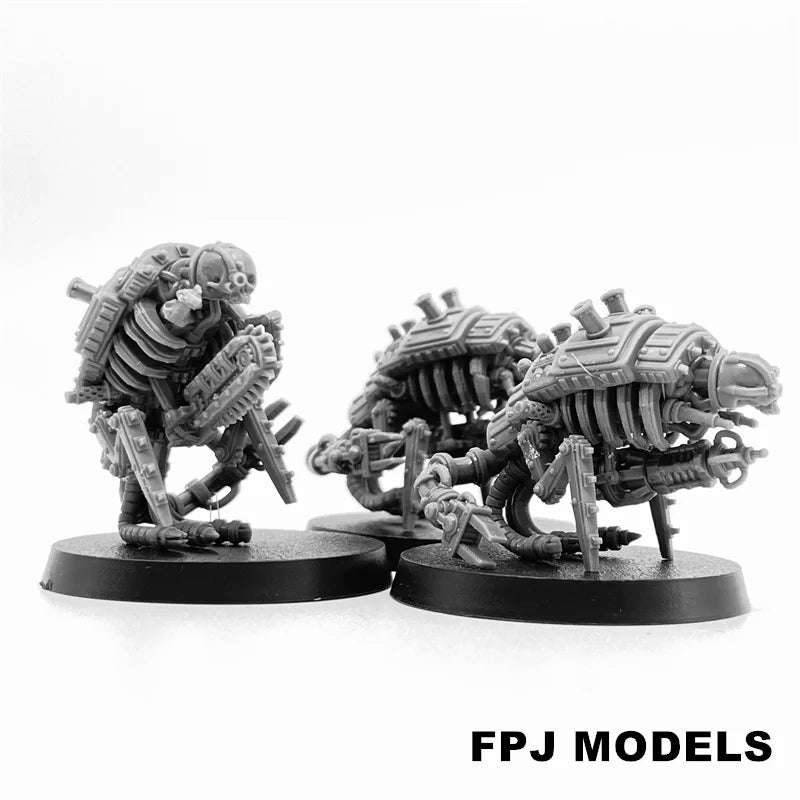 28mm Scavenger Assassinators, 15 Figures, Resin Model Figure Kit, Sci-Fi Theme, Unassembled and Unpainted