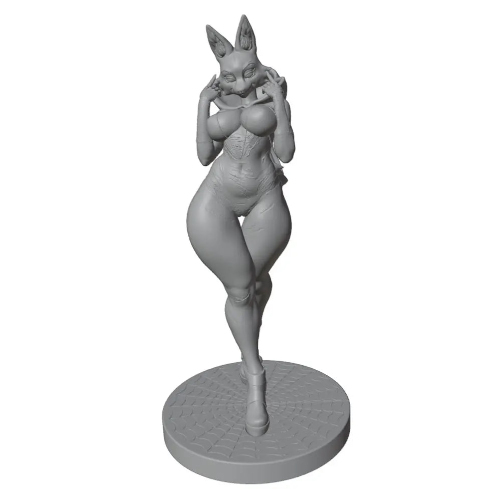 1/24 Fox Character, Resin Model Figure Kit, Anime Theme, Unassembled and Unpainted