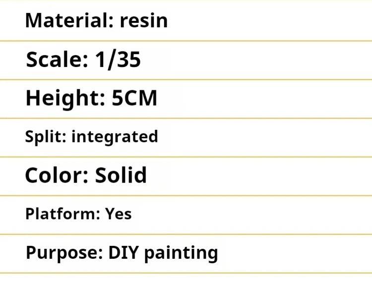 1/35 Mech Warrior, Resin Model Figure Kit, Sci-Fi Theme, Unassembled and Unpainted