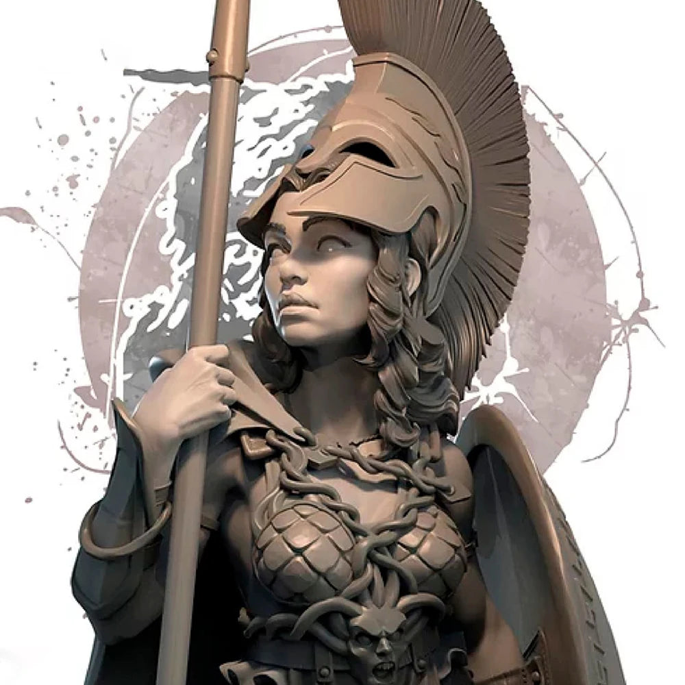 1/10 Warrior Maiden, Resin Model Figure Kit, Fantasy Theme, Unassembled and Unpainted