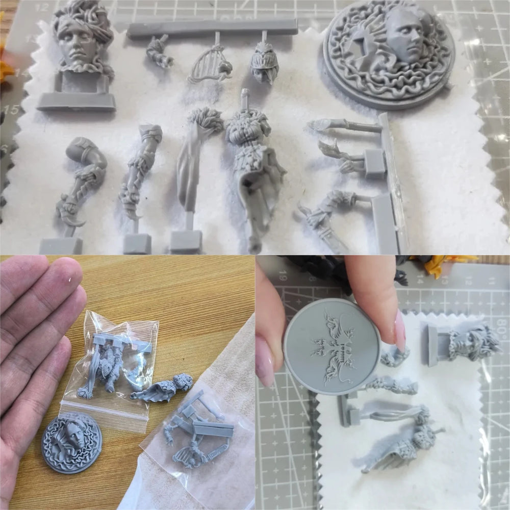 30mm Winged Fantasy Female Warrior, Resin Model Figure Kit, Fantasy Theme, Unassembled and Unpainted