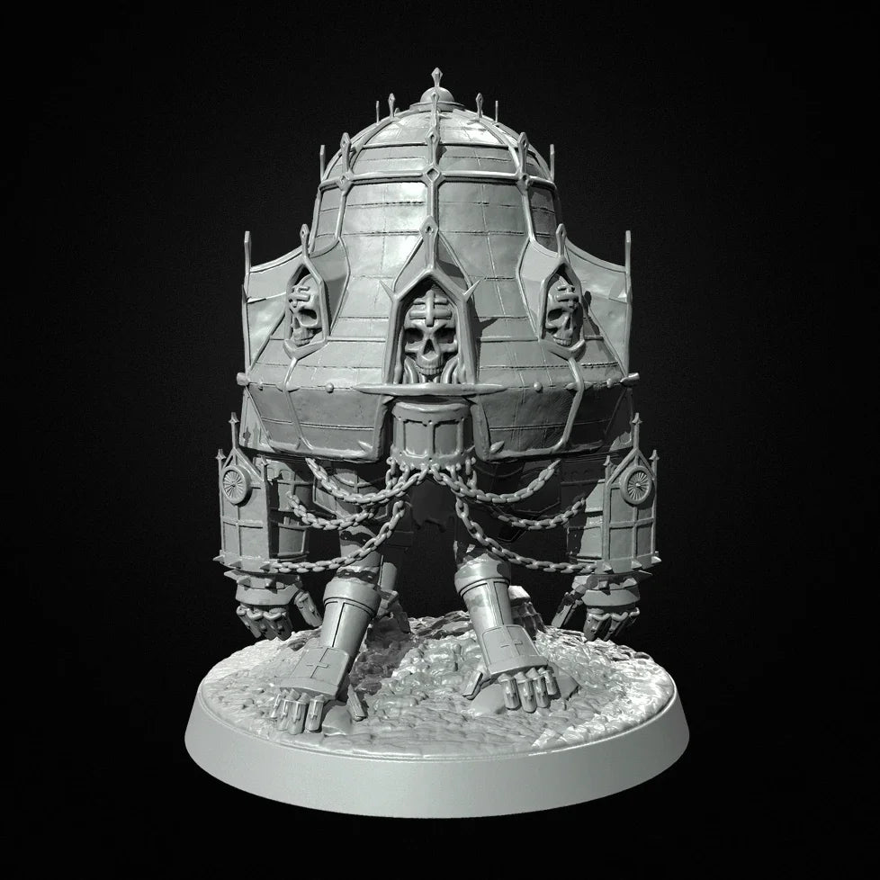 50mm Dark Fantasy Death Knight, Resin Model Bust Kit, Fantasy Theme, Unassembled and Unpainted
