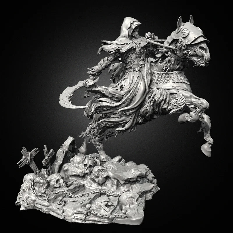 75mm Knight, Resin Model Figure Kit, Fantasy Theme, Unassembled and Unpainted