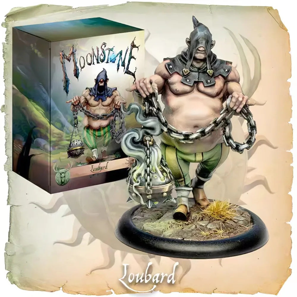 Loubard Fantasy Warrior with Ornate Armor, Resin Model Figure Kit, Fantasy Theme, Unassembled and Unpainted