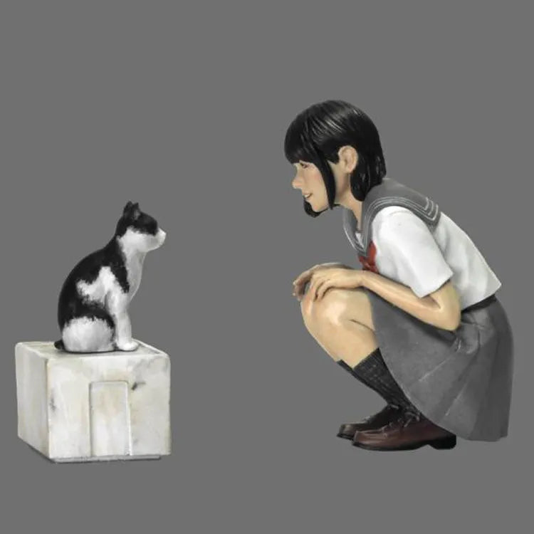 1/20 Sailor School Girl, Resin Model Figure Kit, Anime Theme, Unassembled and Unpainted