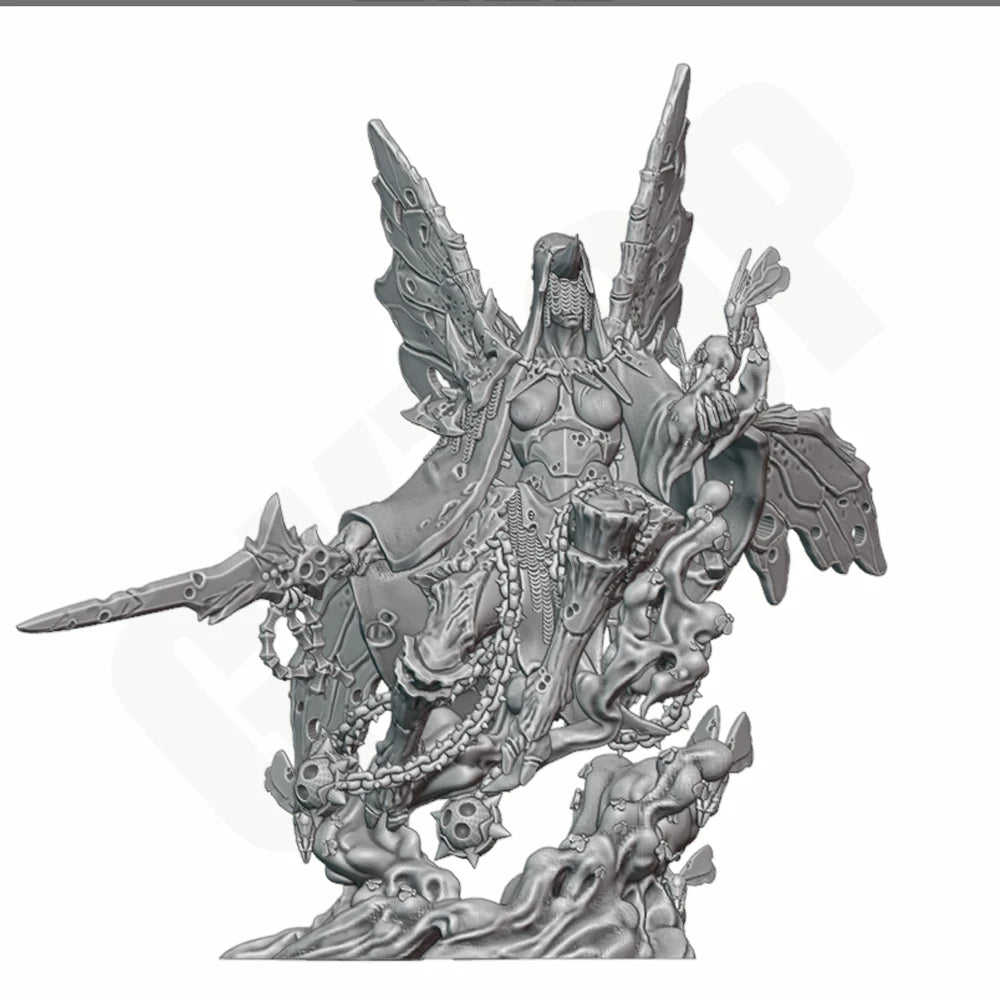 1/24 Undead Butterfly Princess, Resin Model Figure Kit, Fantasy Theme, Unassembled and Unpainted