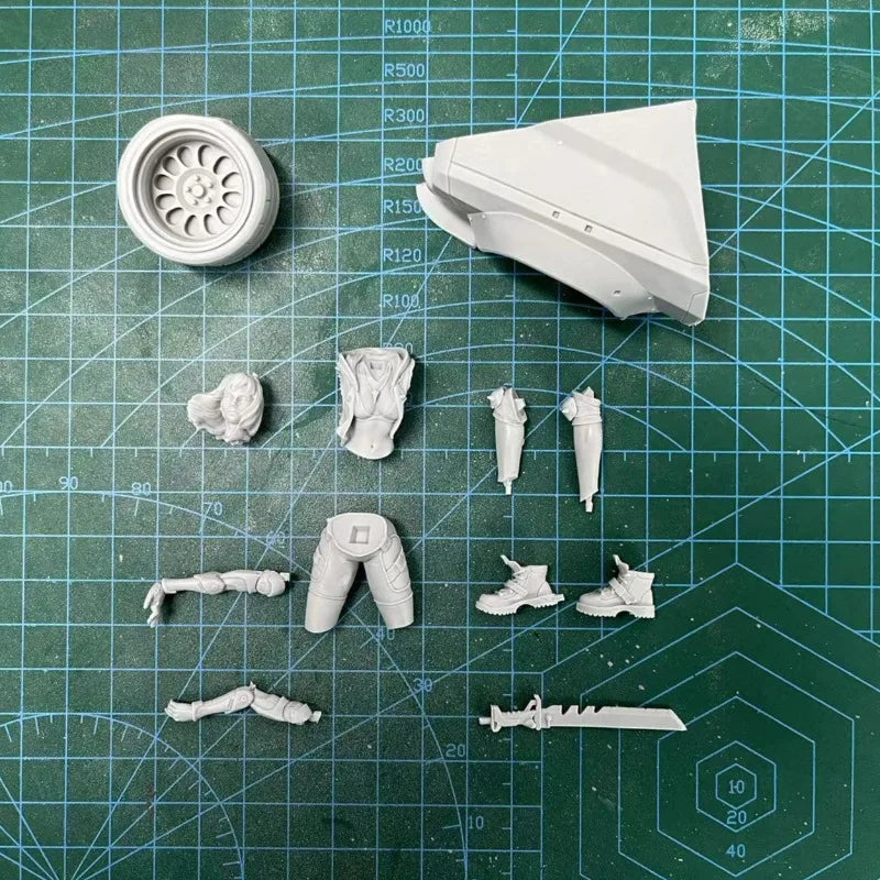 1/24 Akito Dune Rider, Resin Model Figure Kit, Anime Theme, Unassembled and Unpainted