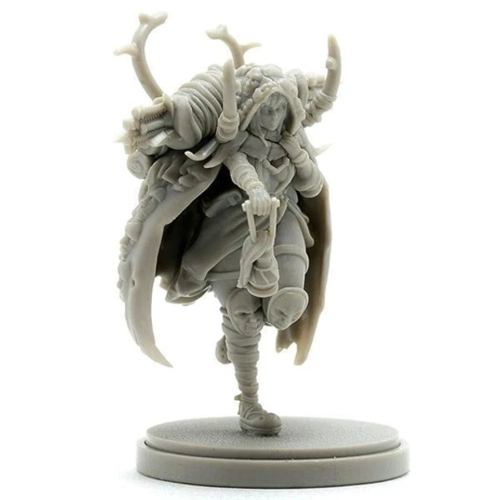 38mm Alchemist Mage, Resin Model Figure Kit, Fantasy Theme, Unassembled and Unpainted