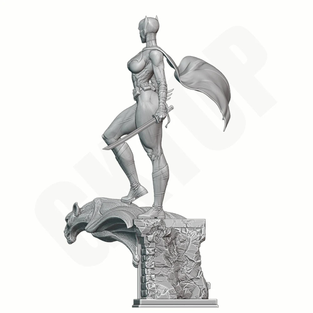 1/24 Dark Fantasy Demon Beauty, Resin Model Figure Kit, Fantasy Theme, Unassembled and Unpainted