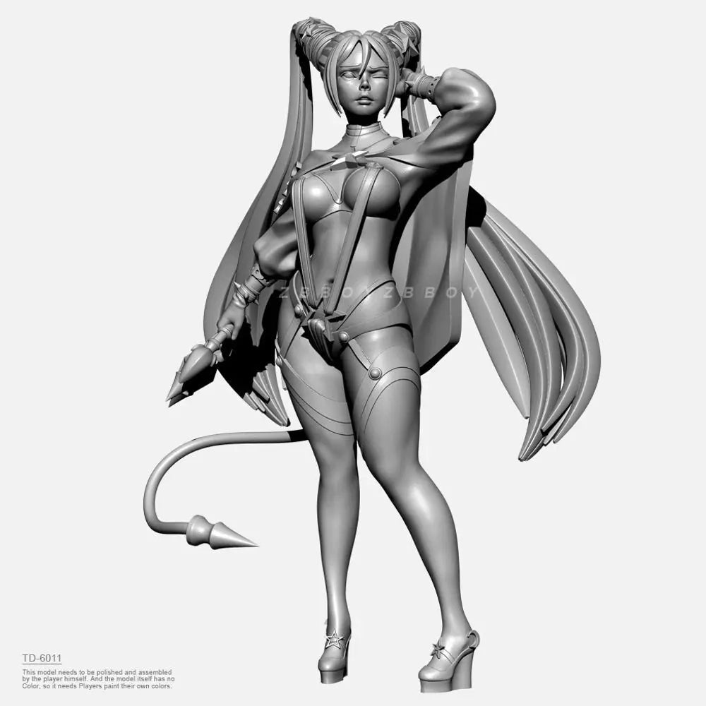 50mm Fairy Girl with Wings, Resin Model Figure Kit, Fantasy Theme, Unassembled and Unpainted