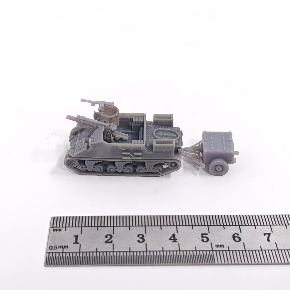 1/144 WWII Allied M7 Priest, Resin Model Vehicle Kit, Unassembled and Unpainted