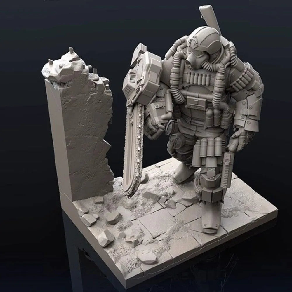 1/35 Nest Destroyer Sci-Fi Warrior, Resin Model Figure Kit, Sci-Fi Theme, Unassembled and Unpainted