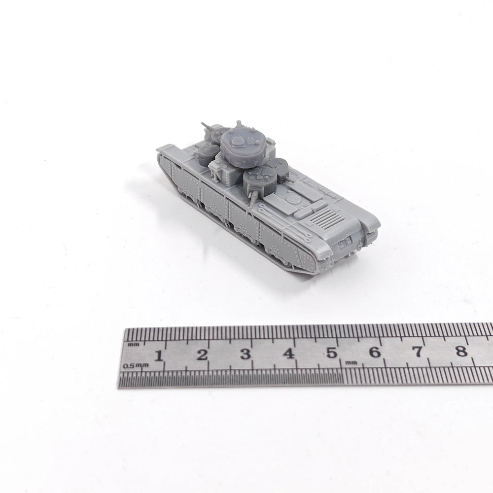 1/144 WWII Soviet T-35 Heavy Tank, Resin Model Vehicle Kit, Unassembled and Unpainted