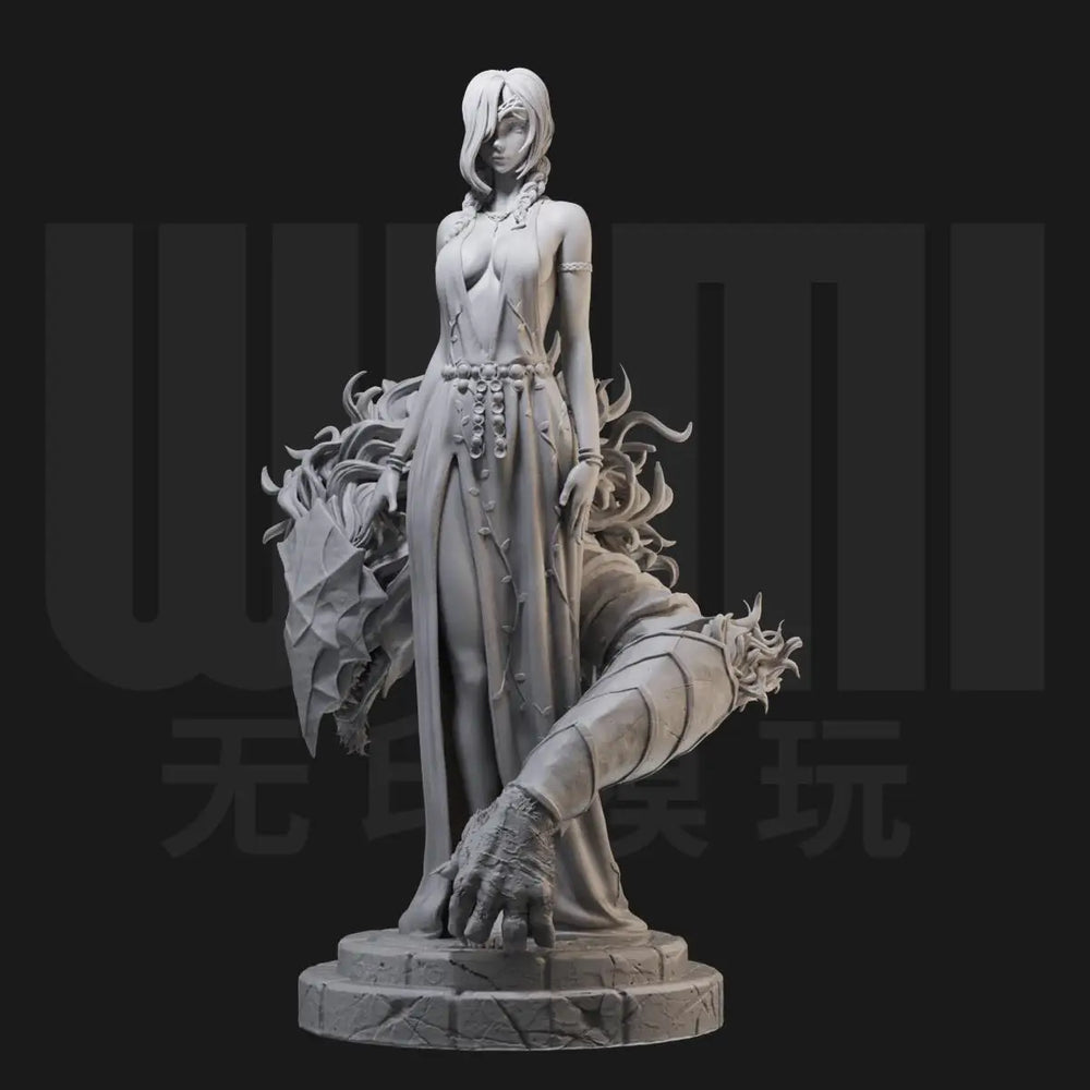 85mm Malika Female Fantasy, Resin Model Figure Kit, Fantasy Theme, Unassembled and Unpainted