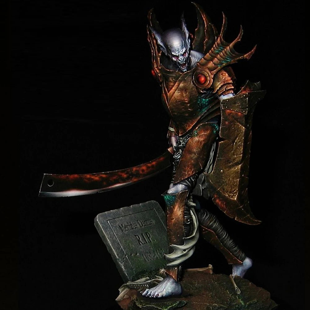 1/24 Vampire Zombie Hunter, Resin Model Figure Kit, Fantasy Theme, Unassembled and Unpainted
