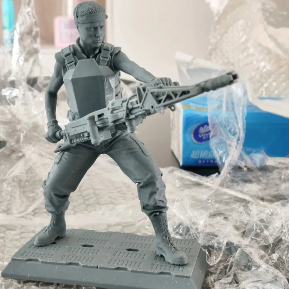 Modern Tactical Soldier Operator, Resin Model Figure Kit, Unassembled and Unpainted
