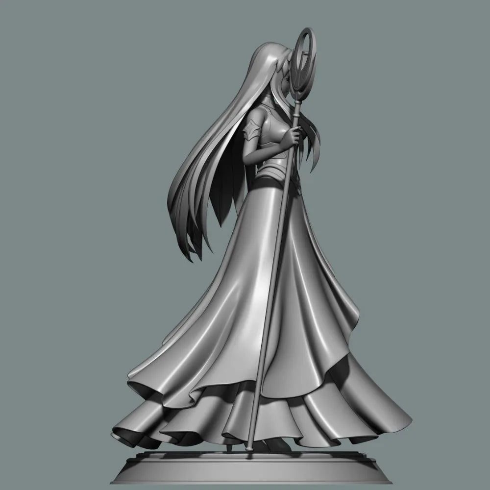 90mm Saint Knight Athena, Resin Model Figure Kit, Mythology Theme, Unassembled and Unpainted